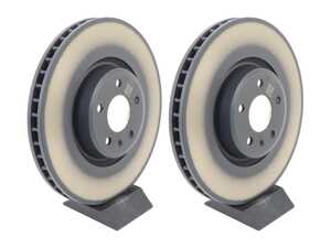 ES#5491185 - 4M0615301ANKT4 - Front Brake Rotors - Pair (350x34) - Featuring a protective Platinum coating - Meyle - Audi