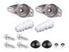 ES#5491208 - 3c0513353c1KT - Rear Shock Mount Replacement Kit - Fits the left and right side - Assembled By ECS - Volkswagen
