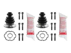 ES#5491223 - 251598201aKT - Front Inner CV Joint Boot Kit - Pair - Stop losing CV grease and extend axle joint life - Febi - Audi