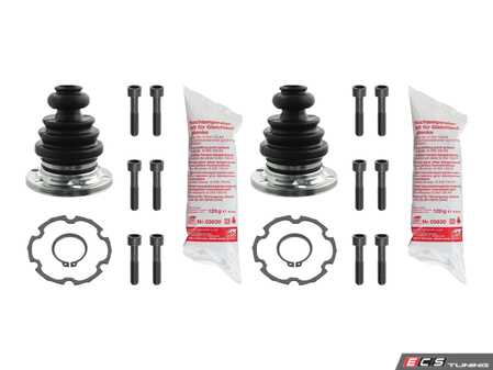 ES#5491223 - 251598201aKT - Front Inner CV Joint Boot Kit - Pair - Stop losing CV grease and extend axle joint life - Febi - Audi