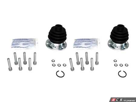 ES#5491224 - 251598201arKT - Front Inner CV Joint Boot Kit - Pair - Stop losing CV grease and extend axle joint life - Rein - Audi