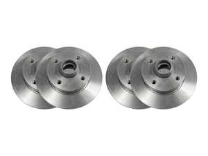 ES#5491231 - 6N0615601VKT - Rear Brake Rotor - Pair (226x10) - Restore the stopping power in your vehicle - Vaico - Volkswagen