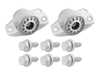 ES#5491233 - 4g0513353dKT - Rear Upper Shock Mount - Pair - Fits left and right side, hardware included - Febi - Audi