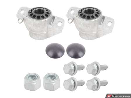 ES#5491250 - 8k0513353ecKT - Rear Upper Shock Mount Kit - Pair & Hardware - Fits the left and right side, install hardware included - Meyle - Audi Porsche