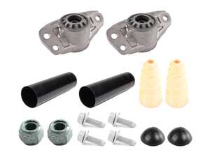 ES#5491355 - 3c0513353c10KT - Rear Shock Mount Replacement Kit - This kit is a Rear Shock Mount Replacement Kit designed to completely refresh the upper mounting points of a vehicle's rear suspension. - Genuine Volkswagen Audi - Volkswagen