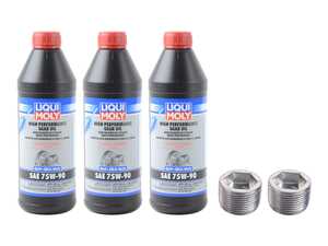 ES#5491357 - 944manserKT - Manual Trans Service Kit - Includes Liqui Moly 20012 Gear Oil, and Drain Plugs - Assembled By ECS - Porsche