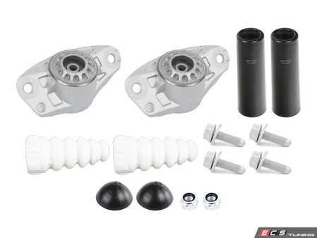 ES#5491358 - 3c0513353c11KT - Rear Shock Mount Replacement Kit - This kit is a Rear Shock Mount Replacement Kit designed to completely refresh the upper mounting points of a vehicle's rear suspension. - Assembled By ECS - Volkswagen