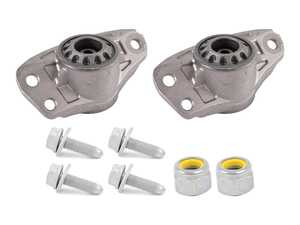 ES#5491434 - 3c0513353c12KT - Rear Shock Mounts - With Install Hardware - Stop rear clunks with this heavy-duty upper mount and factory-fresh, high-tensile hardware kit! - Genuine Volkswagen Audi - Audi Volkswagen