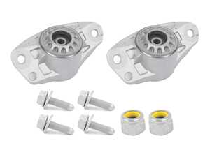 ES#5491439 -  3c0513353c13KT - Rear Shock Mounts - With Install Hardware - Stop rear clunks with this heavy-duty upper mount and factory-fresh, high-tensile hardware kit! - Assembled By ECS - Audi Volkswagen