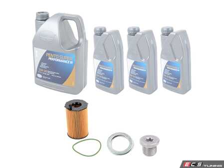 ES#5491581 - 059198405xKT - Oil Service Kit - 5w-30 - Includes everything you need to service your VW/Audi - Assembled By ECS - Audi BMW Volkswagen Mercedes Benz Porsche