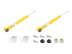 ES#5492045 - 24-229937KT1 - Bilstein B8 Performance Plus Rear Shocks Kit - Sport tuned shocks for your performance suspension. Mounts and hardware included. - Assembled By ECS - Audi Volkswagen