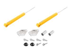 ES#5492095 - 80-2859SPORTKT1 - Koni Yellow Sport Shocks Kit - Adjustable Koni Yellow shocks designed for use with lowering springs. Mounts and hardware included. - Assembled By ECS - Volkswagen