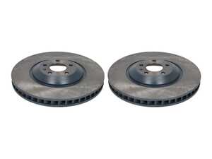 ES#5492097 - 4m0615301as2KT - Front Brake Rotors - Pair (375x36) - Direct OE replacement massive 375mm front brake rotor to restore confident, factory stopping power. - Febi - Audi