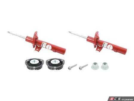 ES#5492303 - 87451325BKT1 - Koni Special Active Front Struts Kit - Superior handling without compromising ride quality. Mounts and hardware included. - Assembled By ECS - Audi Volkswagen