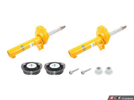 ES#5492304 - 35-229872BKT1 - Bilstein B6 Performance Front Struts Kit - Fits left and right side. Mounts and hardware included. - Assembled By ECS - Audi Volkswagen