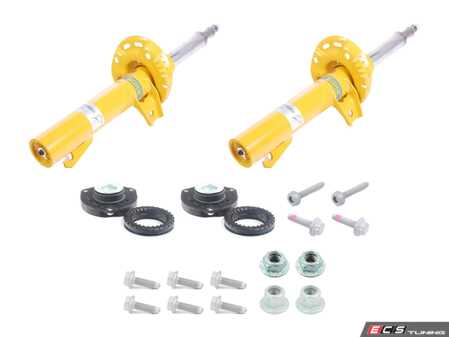 ES#5492354 - 35-108191KT1 - Bilstein B8 Performance Plus Front Struts Kit - Give your vehicle a more aggressive feel - Fits left & right side. Mounts and hardware included. - Assembled By ECS - Audi Volkswagen