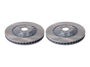 ES#5492363 - 4ke6153013KT - Front Brake Rotors - Pair (400x38) - Direct OE-quality replacement high-carbon front brake rotors featuring an anti-corrosion coating to provide maximum stopping power, resist brake fade, and maintain a clean appearance behind your alloy wheels. - Febi - Audi