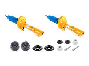 ES#5492409 - 35-046370KT1 - Bilstein B6 Heavy Duty Struts Kit - Upgraded ride and handling for sport suspension. Mounts and hardware included. - Assembled By ECS - Audi Volkswagen