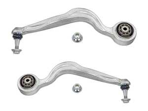 ES#5492419 - 2053301705KT2 - Front Lower Control Arms - Pair - Restore crisp factory steering response, eliminate front end clunks, and save your tires with this left and right front lower control arm pair. - Meyle - Mercedes Benz