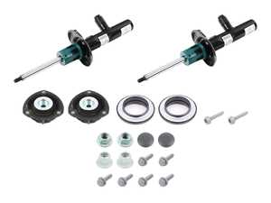 ES#5492464 - 5WA413032AAKT1 - Genuine Front Shock Absorbers Kit - Regain the comfort your ride had from the factory, fits left and right side - Assembled By ECS - Volkswagen