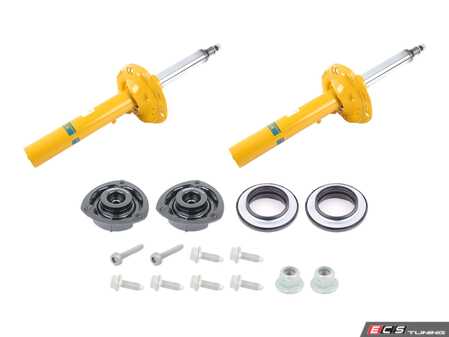 ES#5492499 - 35-229865XKT1 - Bilstein B6 Performance Front Struts Kit - Unbelievable control, precise handling, ultimate performance and incredible comfort. German-made with world-famous Bilstein quality and a limited lifetime warranty! Mounts and hardware included. - Assembled By ECS - Audi Volkswagen