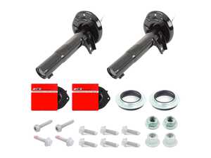 ES#5492565 - 1K0413031AECKT1 - Vaico Front Strut Assembly Kit - Regain the comfort your ride had from the factory. Mounts and hardware included. - Assembled By ECS - Volkswagen