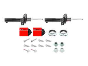 ES#5492568 - 561413031KKT1 - KYB Front Strut Assembly Kit - Restore factory ride comfort. Mounts and hardware included. - Assembled By ECS - Volkswagen