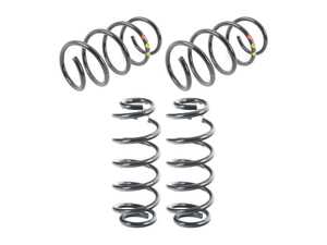 ES#5503718 - 5qm411105kKT - Front & Rear Coil Springs Set - Paint Marks: 2 yellow, 1 orange - Genuine Volkswagen Audi - Volkswagen
