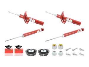 ES#5503839 - 87451325BKT3 - Koni Special Active Front & Rear Struts Kit - Superior handling without compromising ride quality. Mounts and hardware included. - Assembled By ECS - Audi Volkswagen
