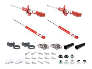 ES#5504404 - 87451038BKT2 - Koni Special Active Front & Rear Struts Kit - Superior handling without compromising ride quality. Mounts and hardware included. - Assembled By ECS - Volkswagen
