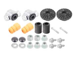 ES#5504424 - 8K0412377C3KTKT2 - Front & Rear Strut Install Kit - Includes all necessary hardware for installing front struts. - Assembled By ECS - Audi Porsche