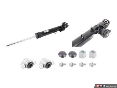 ES#5504427 - 8F0513025AKT3 - Genuine Rear Shock Absorbers Kit - Restore your factory ride quality! Includes left and right shocks, as well as install hardware. - Assembled By ECS - Audi