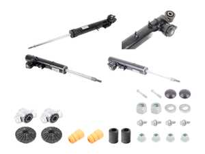 ES#5504420 - 8F0513025AKT2 - Front & Rear Shock Absorbers Kit with Install Hardware - Restore your factory ride quality! Includes left and right shocks, as well as install hardware. - Assembled By ECS - Audi