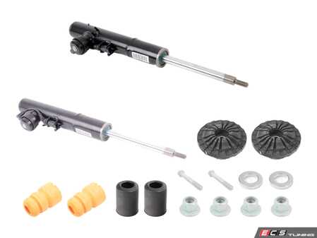 ES#5504428 - 8F0413029BKT1 - Genuine Front Sport Struts Kit - Restore your factory ride quality! Includes left strut and right strut, as well as install hardware. - Assembled By ECS - Audi