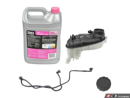 ES#5504995 - 2465000049KT2 - Coolant Expansion Tank Kit - Keep your cooling system leak free! Includes a new expansion tank, pressure cap, coolant bleed line, and 1-gallon of pink coolant. - Meyle - Mercedes Benz