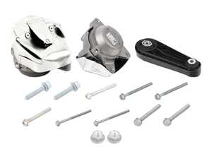 ES#5505012 - 94637505741KT - Complete Engine Mount Kit With Hardware - Porsche Macan - Restore your Macan's driveline stability and eliminate unwanted cabin vibrations with this comprehensive, direct-replacement engine mount kit. - Genuine Porsche - Porsche