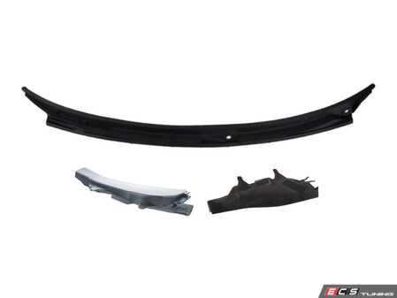 ES#5506897 - 51718232894B3KT - Windshield Cowl Cover Kit - Restore a clean exterior look and protect your engine bay from water intrusion - Assembled By ECS - BMW