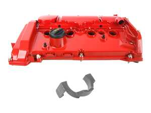 ES#5516209 - 11127646552KKT2 - Valve Cover With PCV And Locking Bow - Upgraded Aluminum Red Paint N18 - Keep your MINI engine looking new : part of the PCV system / Cylinder Head Cover. Top section is now in Red Plastic. Main body in metal. Comes with bolts and gasket! - Assembled By ECS - MINI
