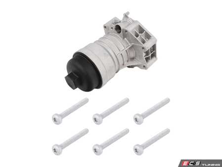 ES#5516300 - 06m115401lmKT - Oil Filter Housing Replacement With Hardware - Fix your leaking oil filter housing right the first time with this complete kit, featuring the standard Bremmen Parts housing assembly and a fresh set of required single-use aluminum mounting bolts. - Bremmen Parts - Audi