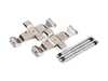 ES#5456705 - 610518 - Front Caliper Pad Retaining Kit - Includes pad retaining spring clips (2) and pins (4) for BOTH front calipers - ATE - Audi Porsche