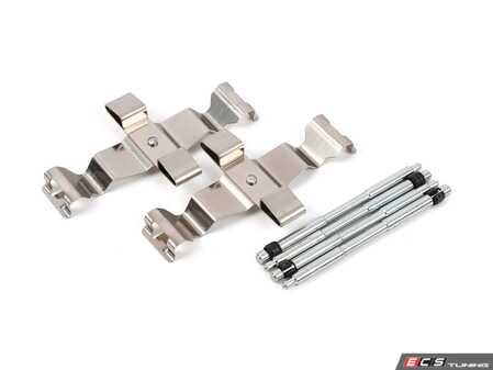 ES#5456705 - 610518 - Front Caliper Pad Retaining Kit - Includes pad retaining spring clips (2) and pins (4) for BOTH front calipers - ATE - Audi Porsche