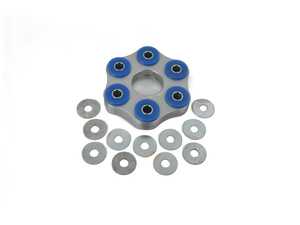 ES#5516363 - IRPFD-96SD2 - IRP - Individual Racing Parts Performance Flex Disk *Scratch And Dent* - ***Please see photos and description prior to ordering, all sales final.***
Built with Polyurethane bushings for a stiffer driveline and instant power transfer. 96mm Diameter - Scratch & Dent - BMW