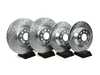 ES#4798197 - K8168 - Power Stop Z23 Evolution Sport Front & Rear Brake Kit (340mm/300mm) - A direct-fit performance upgrade with drilled & slotted zinc-plated rotors and low-dust carbon-fiber ceramic pads. - Power Stop - Audi Volkswagen