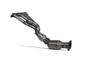 ES#3674911 - SMNX014 - Manifold/Downpipe/Header with High Flow Sports Catalyst - Throaty exhaust tone, a bump in power, all from a free flowing header and cat combo - Scorpion - MINI