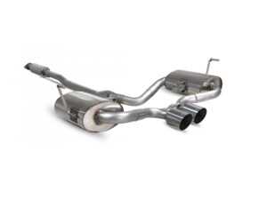 ES#3969550 - SMN012 - Scorpion Cat-Back Exhaust System - 90mm x 76mm Oval Tips Resonated - Built to last with 304 stainless steel and engineered for dyno-proven power gains. Scorpion proves performance exhaust doesn't need to be intolerably loud to sound great. - Scorpion - MINI