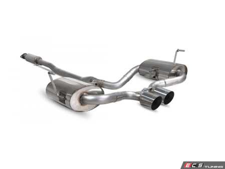 ES#3969550 - SMN012 - Scorpion Cat-Back Exhaust System - 90mm x 76mm Oval Tips Resonated - Built to last with 304 stainless steel and engineered for dyno-proven power gains. Scorpion proves performance exhaust doesn't need to be intolerably loud to sound great. - Scorpion - MINI