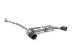 ES#4674387 - SMN026C - Scorpion Cat-Back Exhaust - Twin 2.5"  Daytona Black Tips - Non Resonated S ALL4/ JCW  - Built to last with 304 stainless steel and engineered for dyno-proven power gains. Scorpion proves performance exhaust that sounds great. - Scorpion - MINI