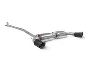 ES#4674382 - SMN026CF - Scorpion Cat-Back Exhaust - Twin 2.5" Carbon Fiber Tips - Non Resonated S ALL4/ JCW  - Built to last with 304 stainless steel and engineered for dyno-proven power gains. Scorpion proves performance exhaust that sounds great. - Scorpion - MINI
