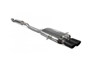 ES#3969549 - SMN011MC - Scorpion Cat-Back Exhaust System Monaco Black Ceramic Tailpipes - Resonated  - Built to last with 304 stainless steel and engineered for dyno-proven power gains. Scorpion proves performance exhaust doesn't need to be intolerably loud to sound great. - Scorpion - MINI