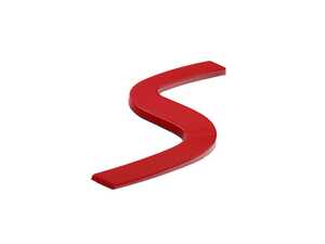 ES#4788143 - 51145A0CFD6 - Cooper "S" Emblem  - "S" emblem that goes on the trunk - Genuine MINI - MINI